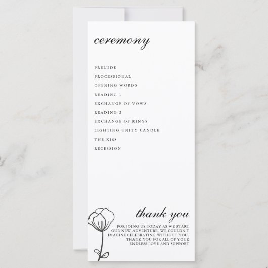 Garden Bee Ceremony Programme (Dos)