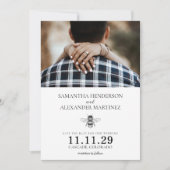 Garden Bee Wedding Save The Date (Voorkant)
