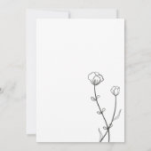 Garden Bee Wedding Save The Date (Achterkant)