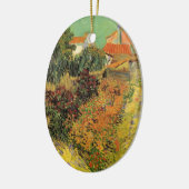 Garden Behind a House van Vincent van Gogh Keramisch Ornament (Links)