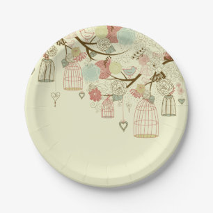 Garden Bird Cage Paper Bord