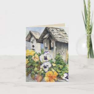 Garden Birdhouse Kaart
