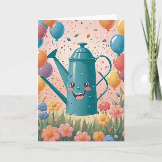 Garden Birthday Wishes Kaart (Voorkant)