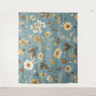Garden Blue Bloom Wandkleed