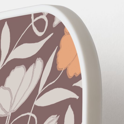 Garden Bouquet Pattern Pickleball Paddle (Links Detail)