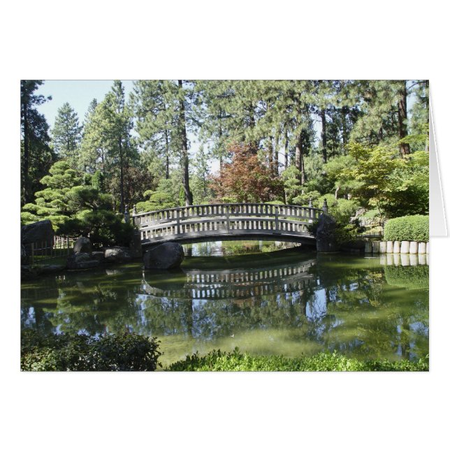 Garden Bridge-kaart (Voorkant Horizontaal)