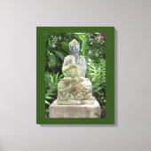 Garden Buddha Canvas Afdruk (Voorkant)