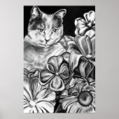 Garden Cat Poster (Voorkant)