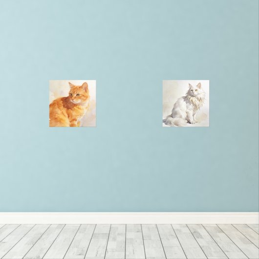  Garden Cat Print Set (Parquet)