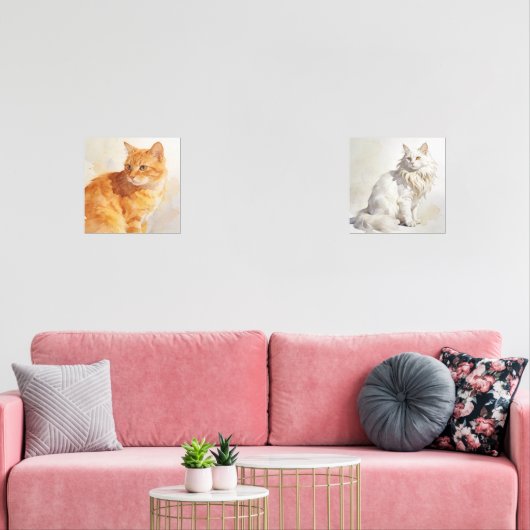  Garden Cat Print Set (Salon)