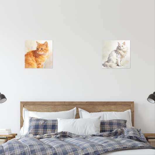  Garden Cat Print Set (Slaapkamer)