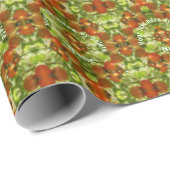 Garden Cherry Tomaten Natuur Gepersonaliseerd Cadeaupapier (Rol Hoek)