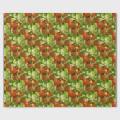 Garden Cherry Tomates Natuur Pattern Cadeaupapier (Vlak)