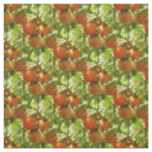 Garden Cherry Tomates Natuur Pattern Stof