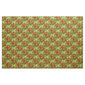 Garden Cherry Tomates Natuur Pattern Stof (Fat Quarter)