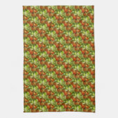 Garden Cherry Tomates Natuur Pattern Theedoek (Verticaal)