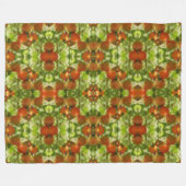 Garden Cherry Tomatoes Abstract Fleece Deken (Voorkant (Horizontaal))