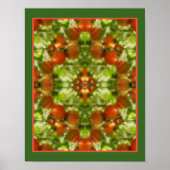 Garden Cherry Tomatoes Natuur Mirror Abstract Poster (Voorkant)