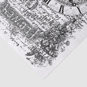 Garden Clock Tissuepapier (Detail)