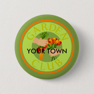 Garden Club Emblem Ronde Button 5,7 Cm