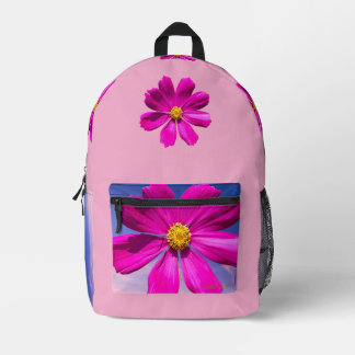 Garden Cosmos, the everyday or school backpack.  Bedrukte Rugzak