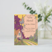 Garden Cottage Nouvelle adresse Carte postale (Debout devant)