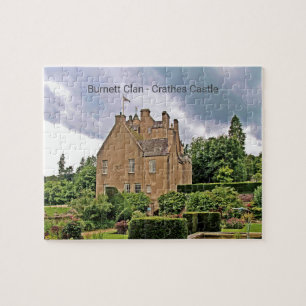 Garden Crathes Castle, Scottish Burnett Clan Legpuzzel