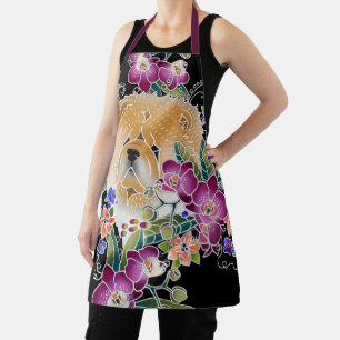 GARDEN DANCE Chow All-Over Print Apron Schort
