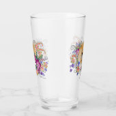 GARDEN DANCE Chow design en verre de 16 oz avant e (Droite)