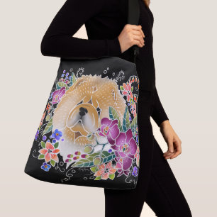 GARDEN DANCE CHOW - Designer crossbody of canvas t Tas