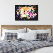 GARDEN DANCE CHOW - Opgerold Canvas Art-paneel Afdruk (Insitu (Slaapkamer))