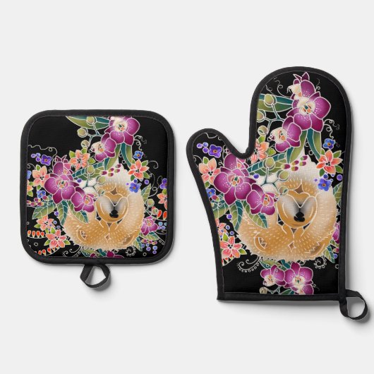 Garden DANCE Chow Ovenwant & Pannenlap Set (Voorkant)