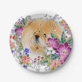 GARDEN DANCE Chow - Papieren borden 2 maten Papieren Bordje (Voorkant)