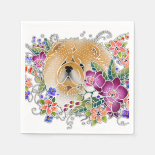 GARDEN DANCE Chow - Papierservetten Servet