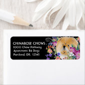 GARDEN DANCE CHOW - Retourner l'adresse Étiquettes (En situation)