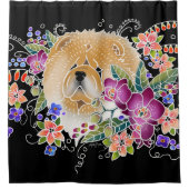 GARDEN DANCE CHOW - rideau de douche ou écran (Devant)