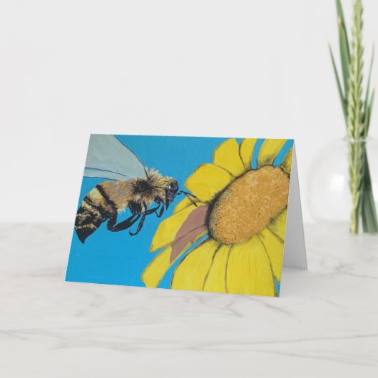 'Garden Dance' Schilderen op een Bedankkaart (Voorkant)