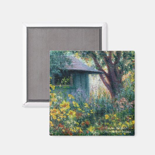 "Garden Delights" Magnet Magneet (Voorkant / Achterkant)