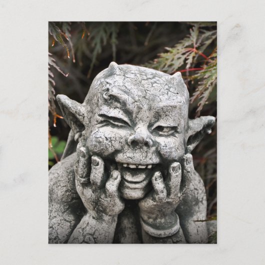 Garden Devil Briefkaart (Voorkant)