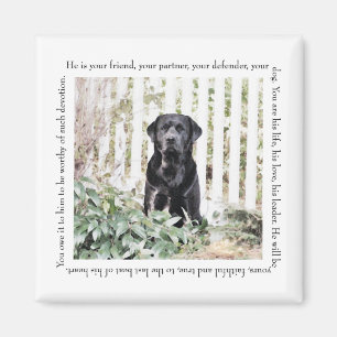 Garden Dog Magnet Magneet