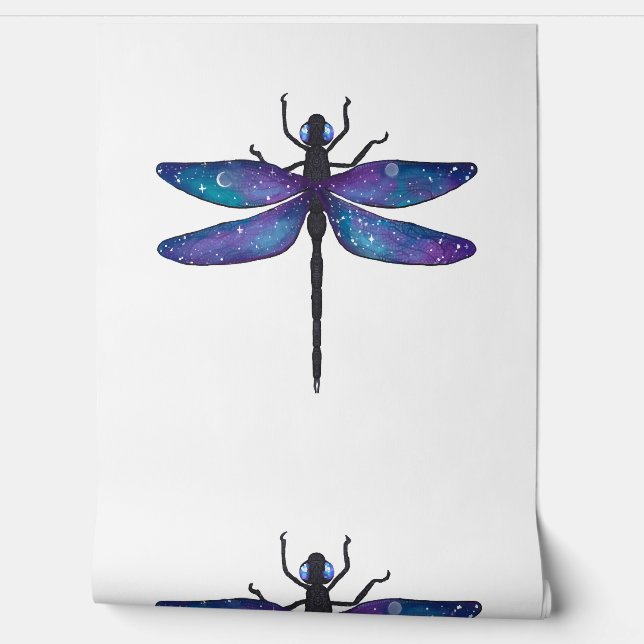Garden Dragonfly Print Behang (Afrollen)