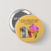 GARDEN EN LIBRARY RONDE BUTTON 5,7 CM (Voorkant /achterkant)
