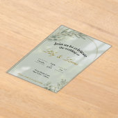 Garden Estate Wedding Invitation – Acrylic Minimal (Poser)