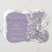 Garden Faery Dragon Invitation (Devant / Derrière)