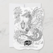 Garden Faery Dragon Invitation (Dos)