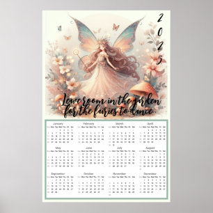 Garden Fairy 2025 Kalender Poster