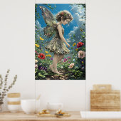 Garden Fairy Poster – Whimsical Fantasy Wall Art (Keuken)