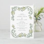 Garden Fairytale Wedding Invitations (Debout devant)