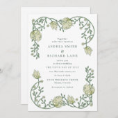 Garden Fairytale Wedding Invitations (Devant / Derrière)