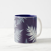 Garden Fern Blue Coffee Mug (Devant droit)